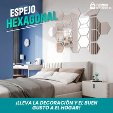 Espejo Hexagonal / Decora Tus Espacios ( 12 Piezas )